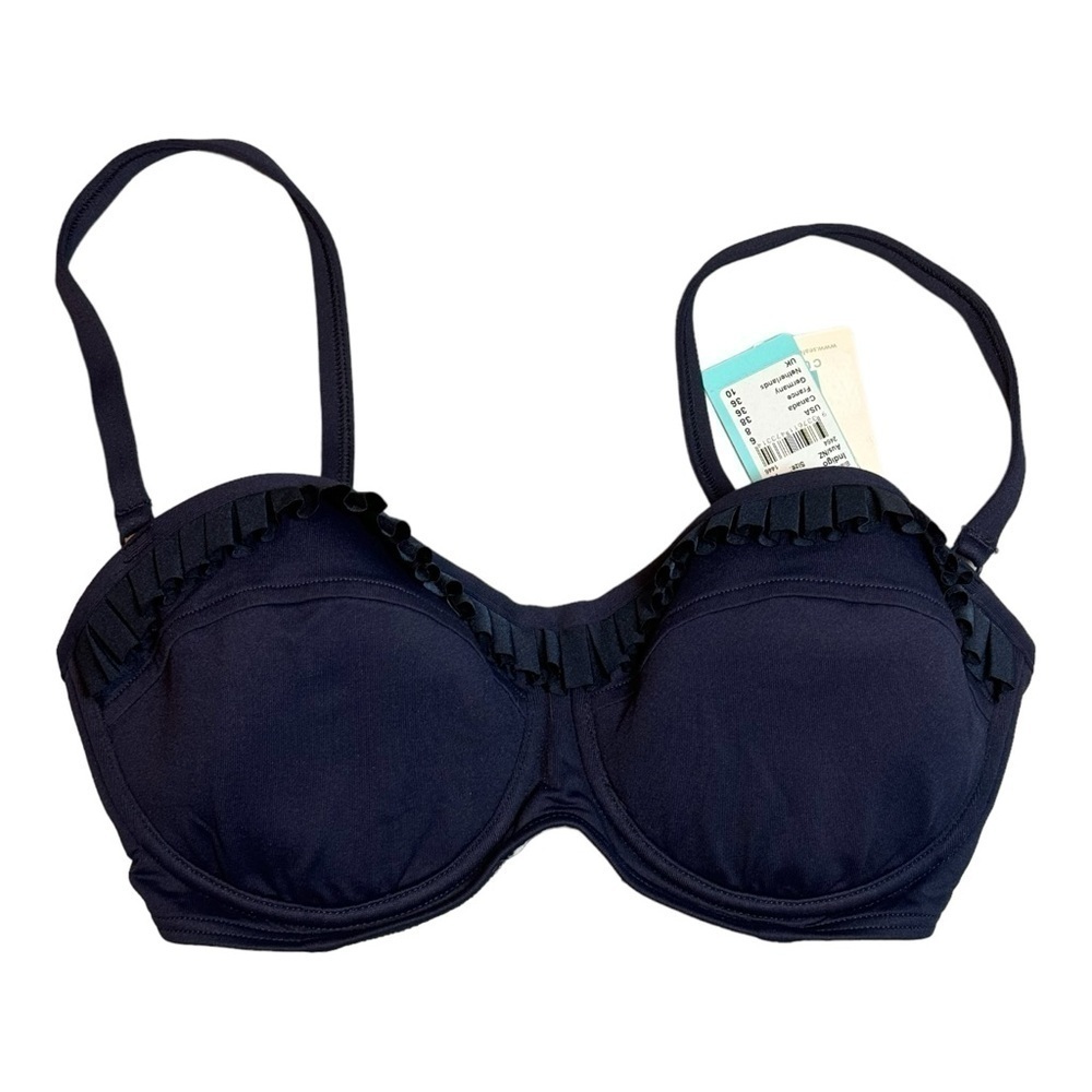 SEAFOLLY Goddess Biba Bustier Bikini Bra Top in INDIGO NWT